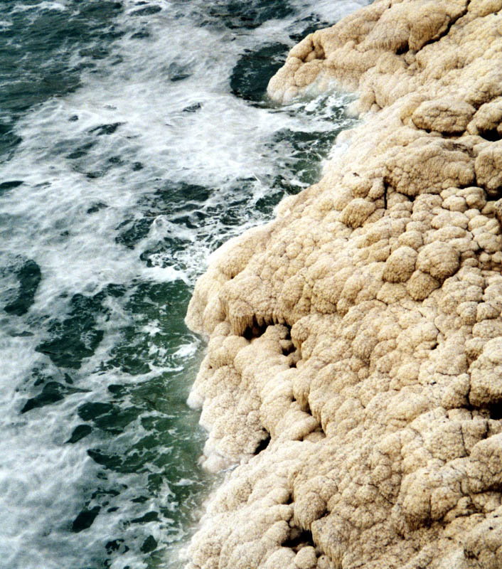 Salzkrusten am Toten Meer