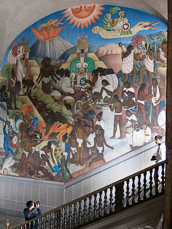 Nationalpalast - Wandgemlde Diego Rivera