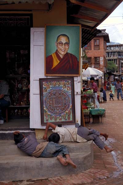 Dalai Lama allgegenwrtig