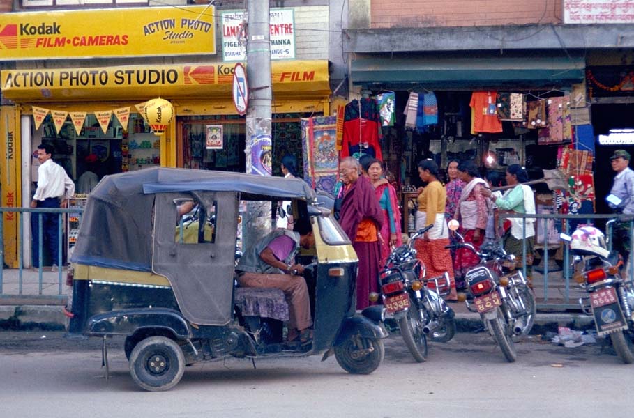 In den Strassen von Kathmandu