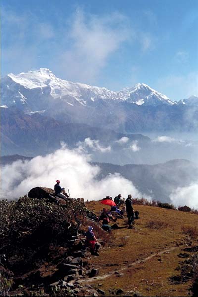 Blick auf Manaslu