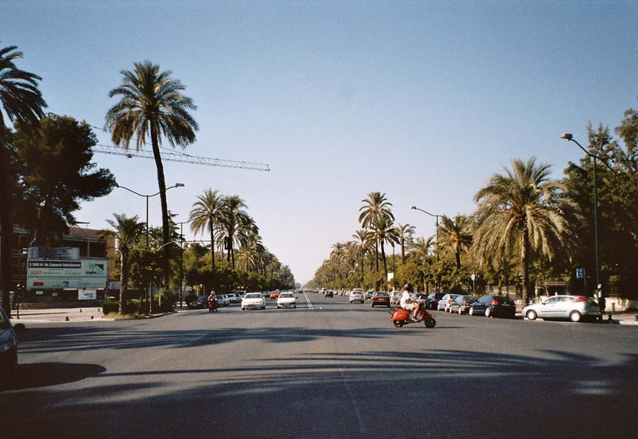 Prachtstraße von Süden