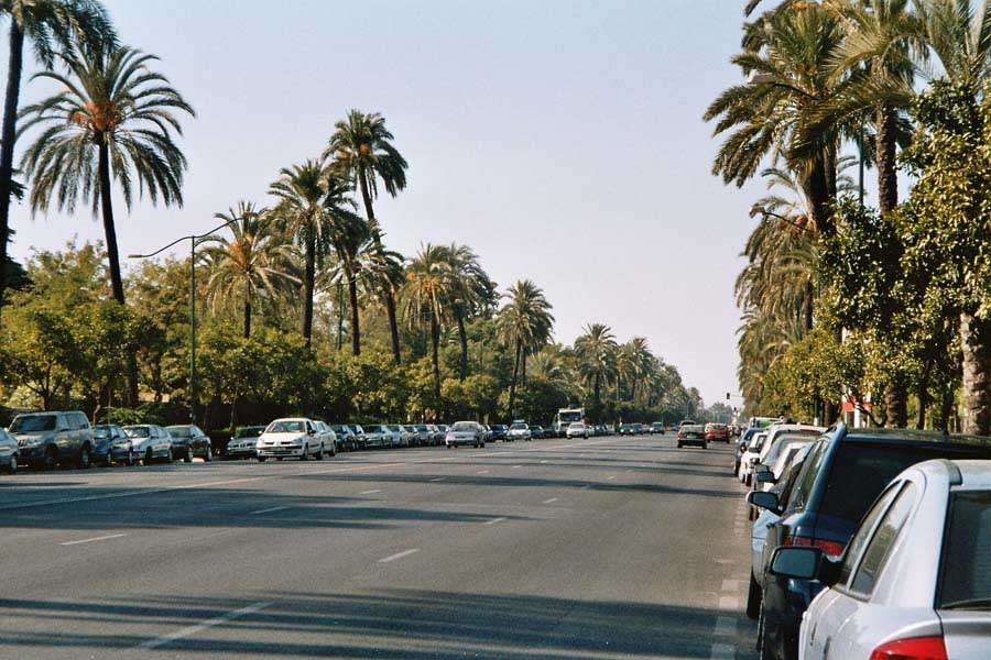 Prachtstraße von Süden
