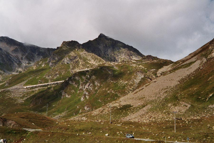 Großer St. Bernhard - Abfahrt nach Süden