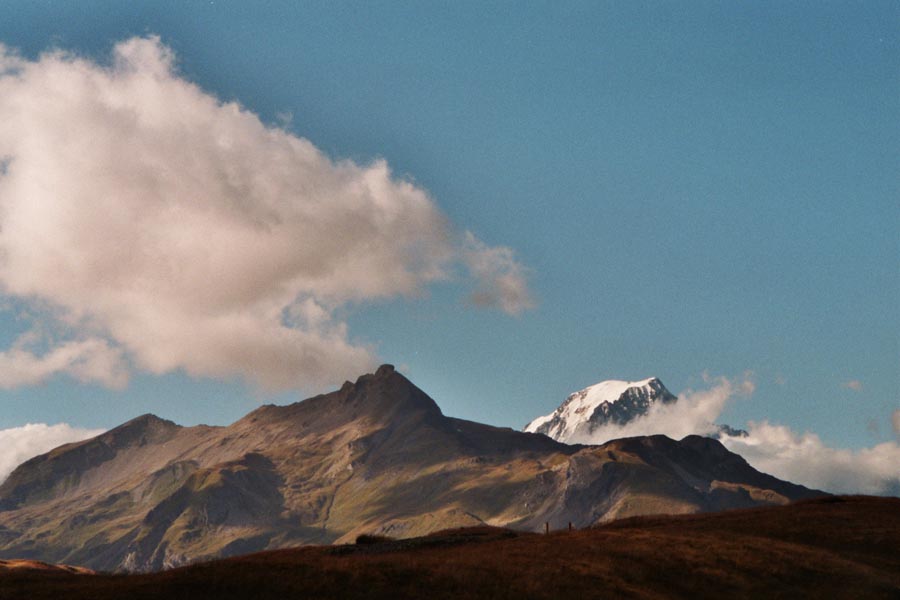 Blick zum Montblanc