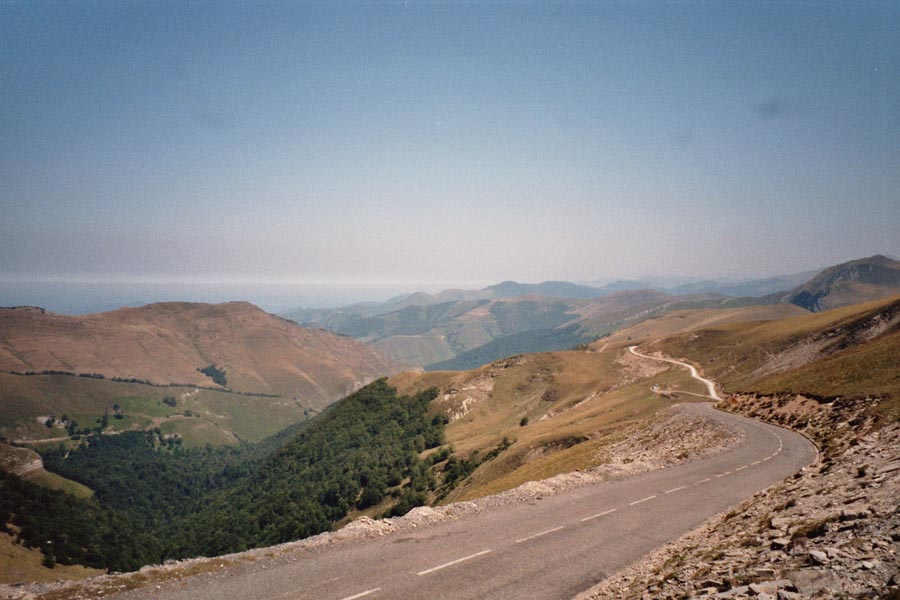 Col de Larrau - Passhhe und Grenze