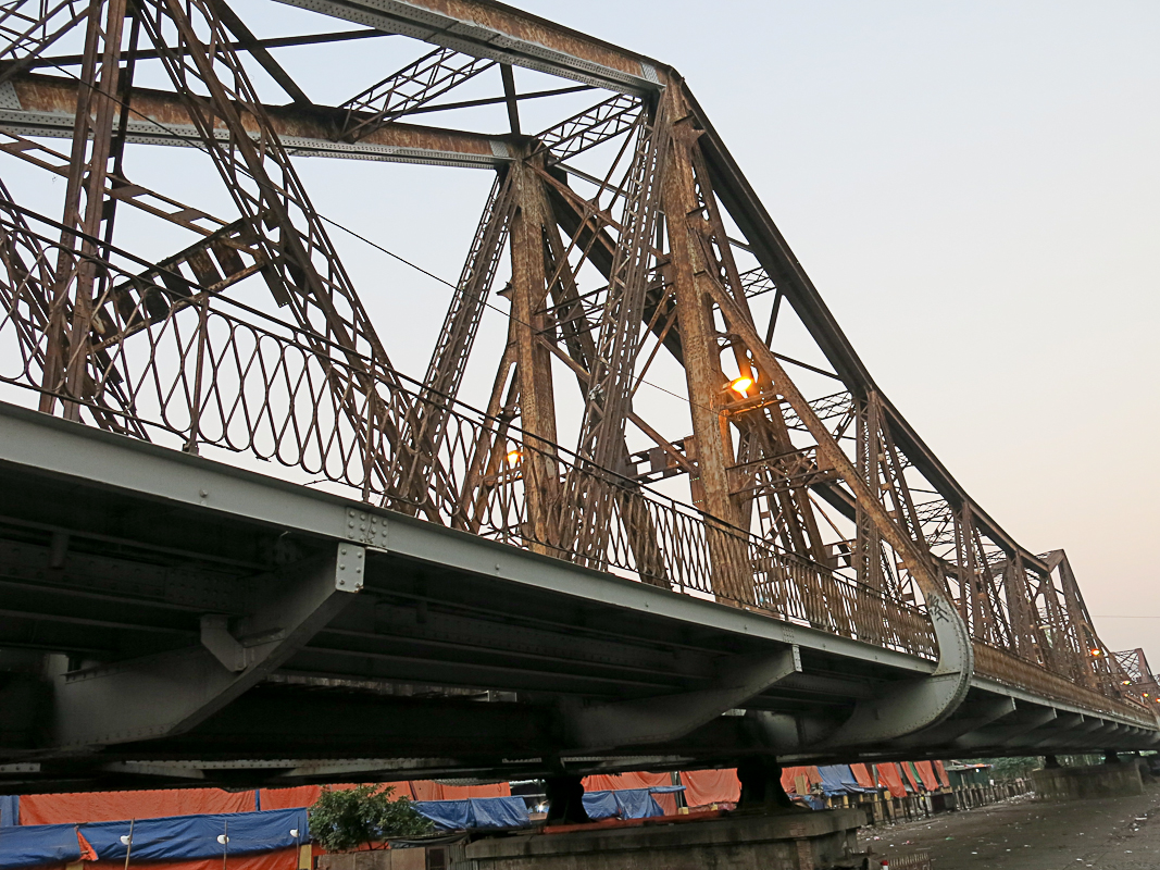 Hanoi Eisenbahnbrcke Long Bie