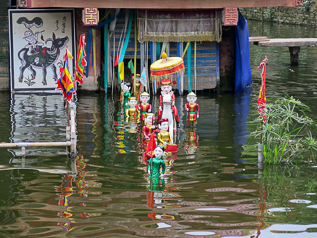 Wasserpuppen-Dorf