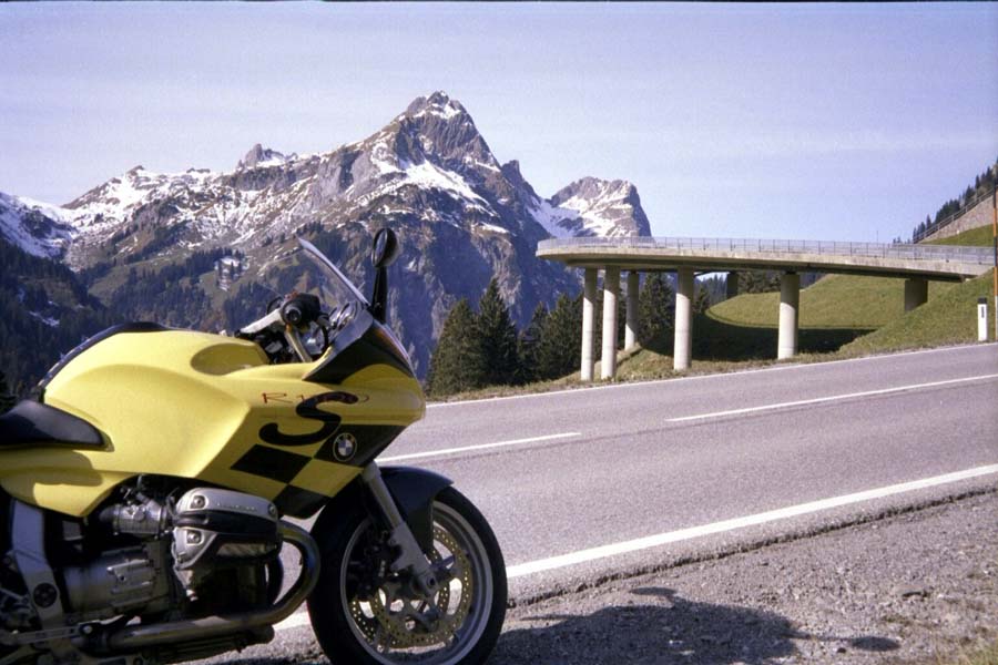 Hochtannbergpass - Kehre auf der Westseite