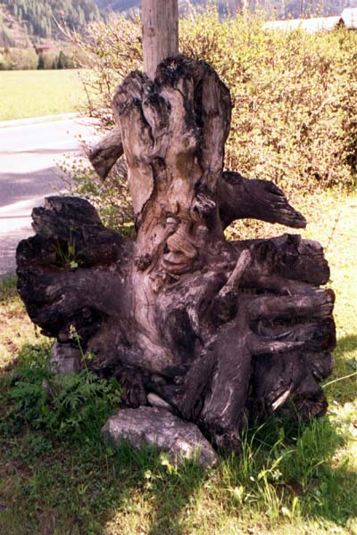 Holzschnitzerei im Lechtal