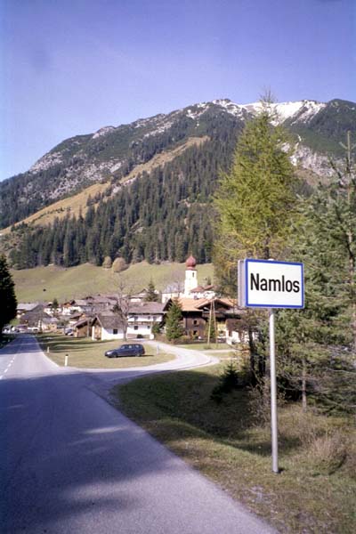 Namlos im Namloser Tal