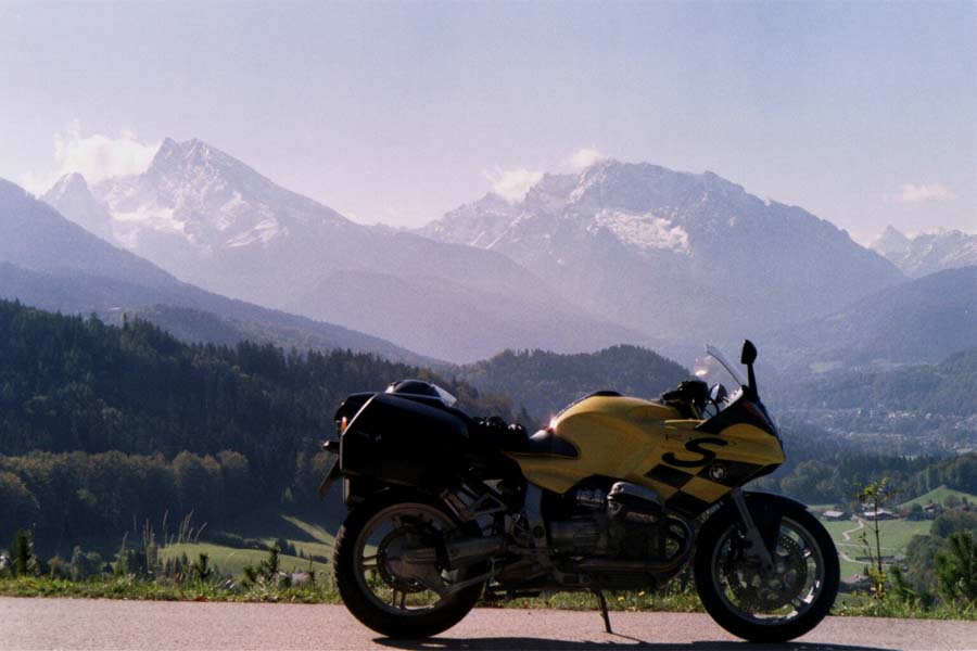 Blick zurck auf den Watzmann